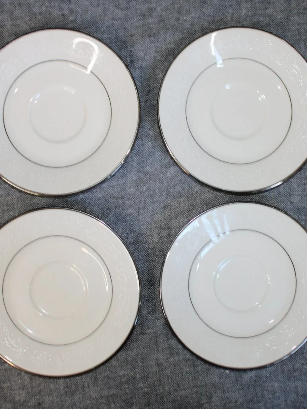 Set of (4) Noritake 'Marseille' Saucer, Manufactured Between 1966-1981 in Japan